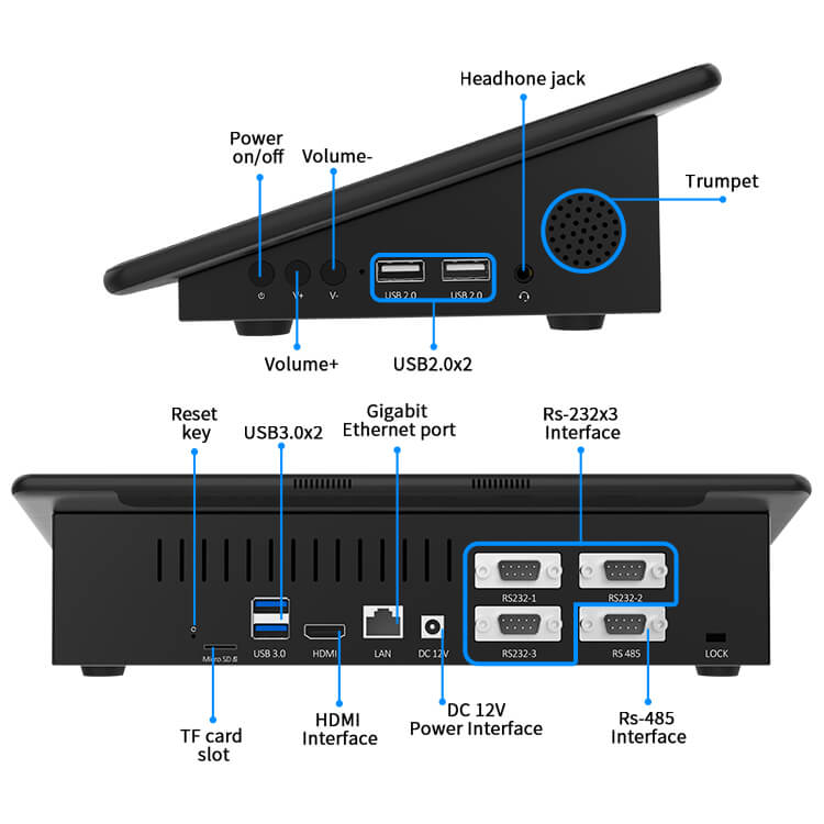 HIGOLE F11 11.6" Box-Type Industrial All-in-One Touch PC